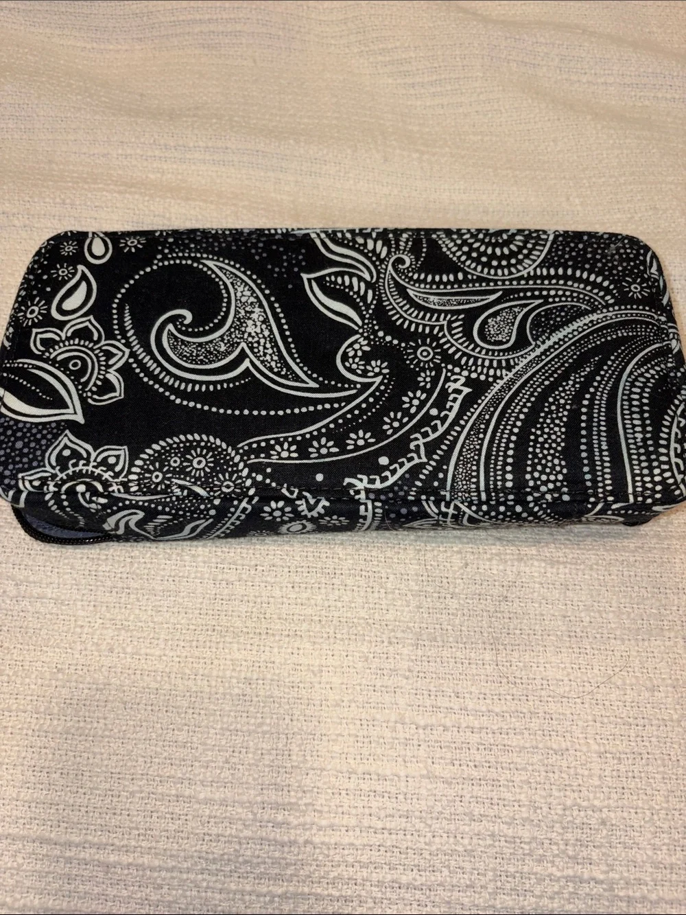 Vera Bradley Black Paisley Case